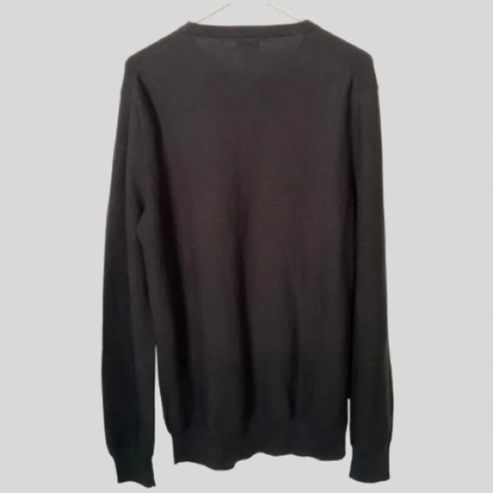 J. Crew Cotton Crewneck Sweater in Garter Stitch Black Size MT NWOT, Preppy - Picture 13 of 14